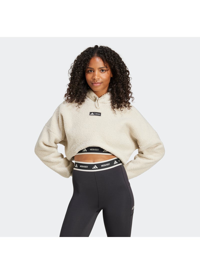 Moonboot Cropped Hoodie