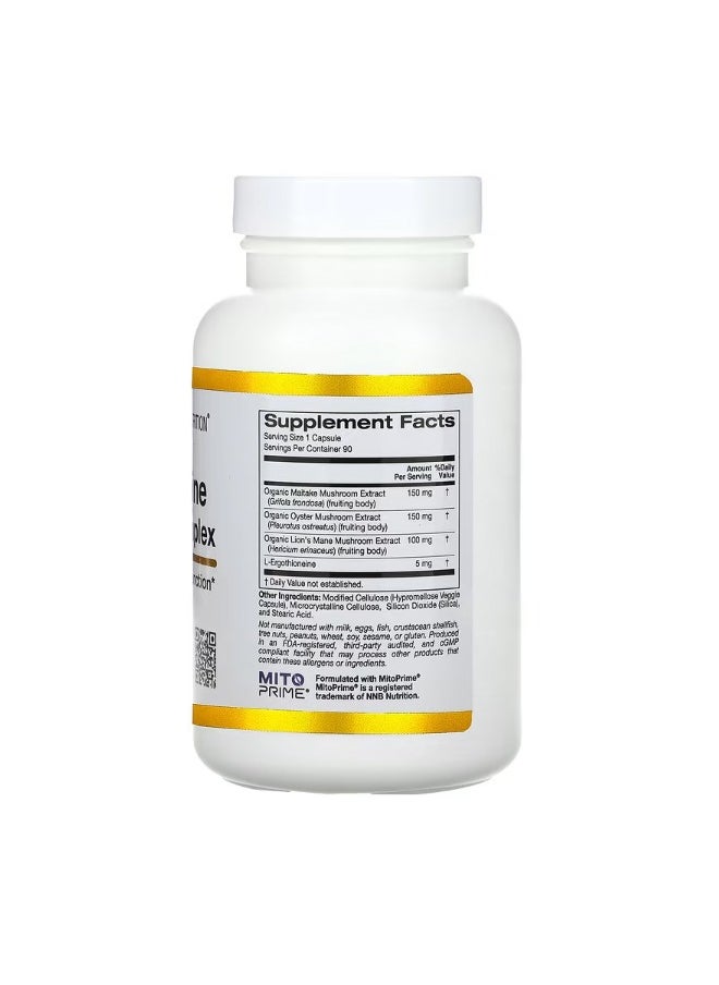 Ergothioneine Mushroom Complex 90 Veggie Capsules