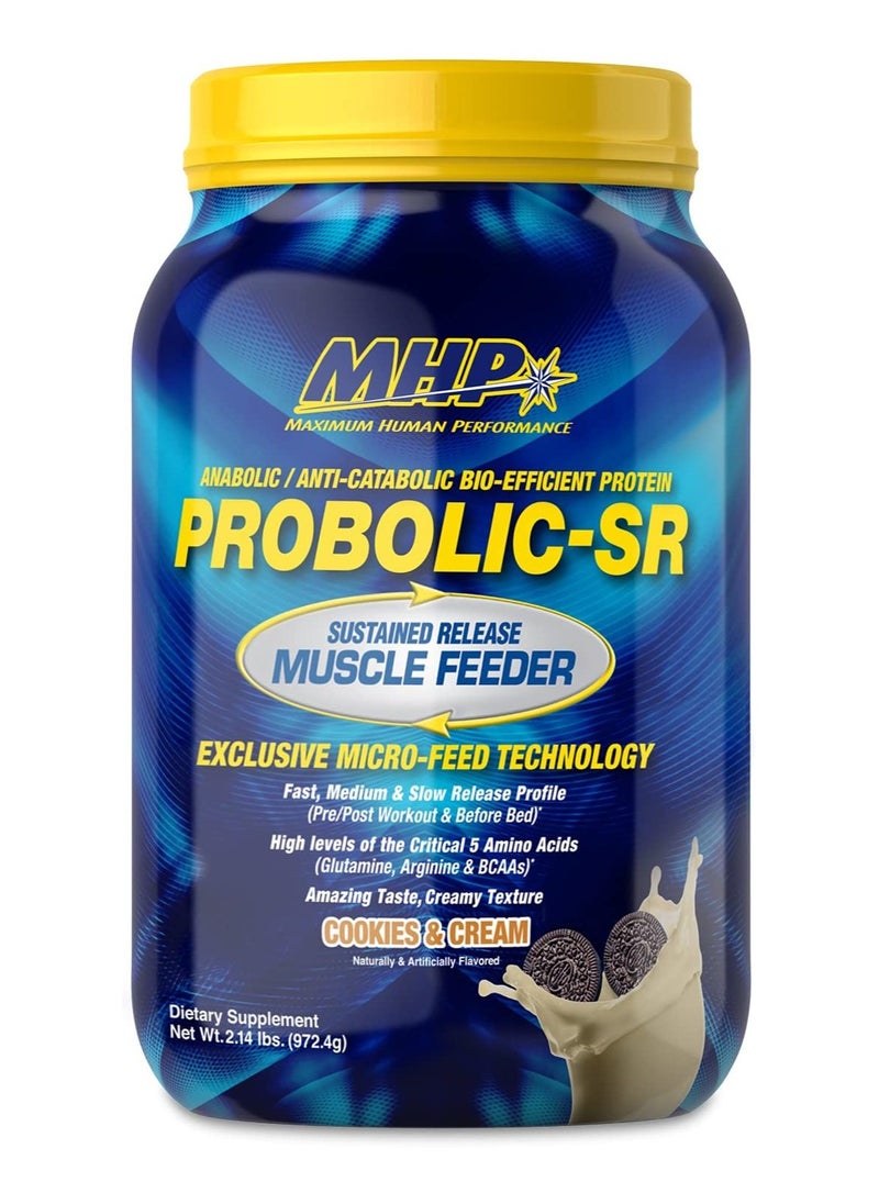 MHP, Probolic-SR, Muscle Feeder, 2.14Lbs, Cookies N Cream, 26 Servings