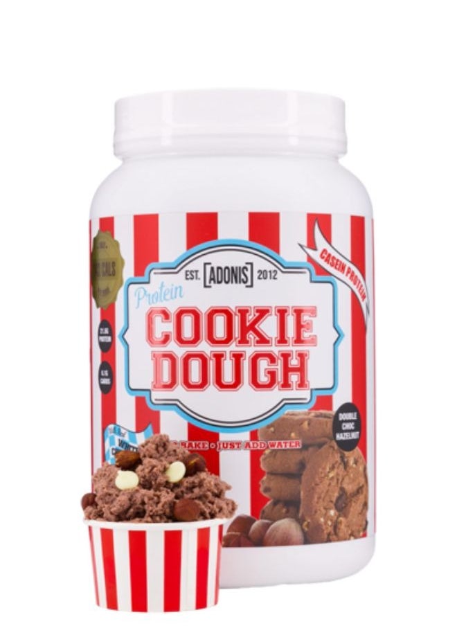 Casein Protein Cookie Dough Double Choco Hazelnut - 1KG