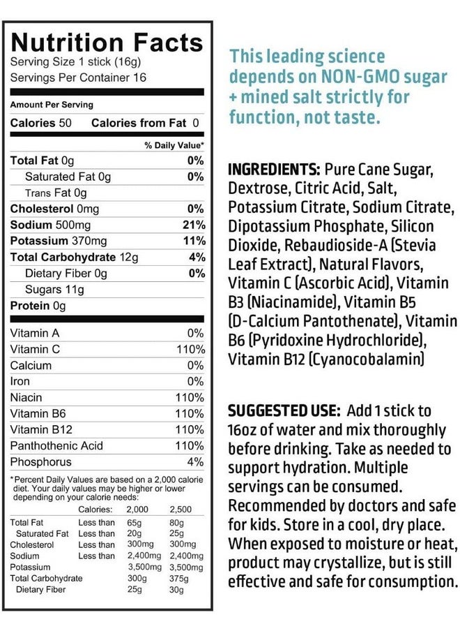 Liquid Iv Passion Fruit Hydration Drink Mix 16 Count 16 Gr