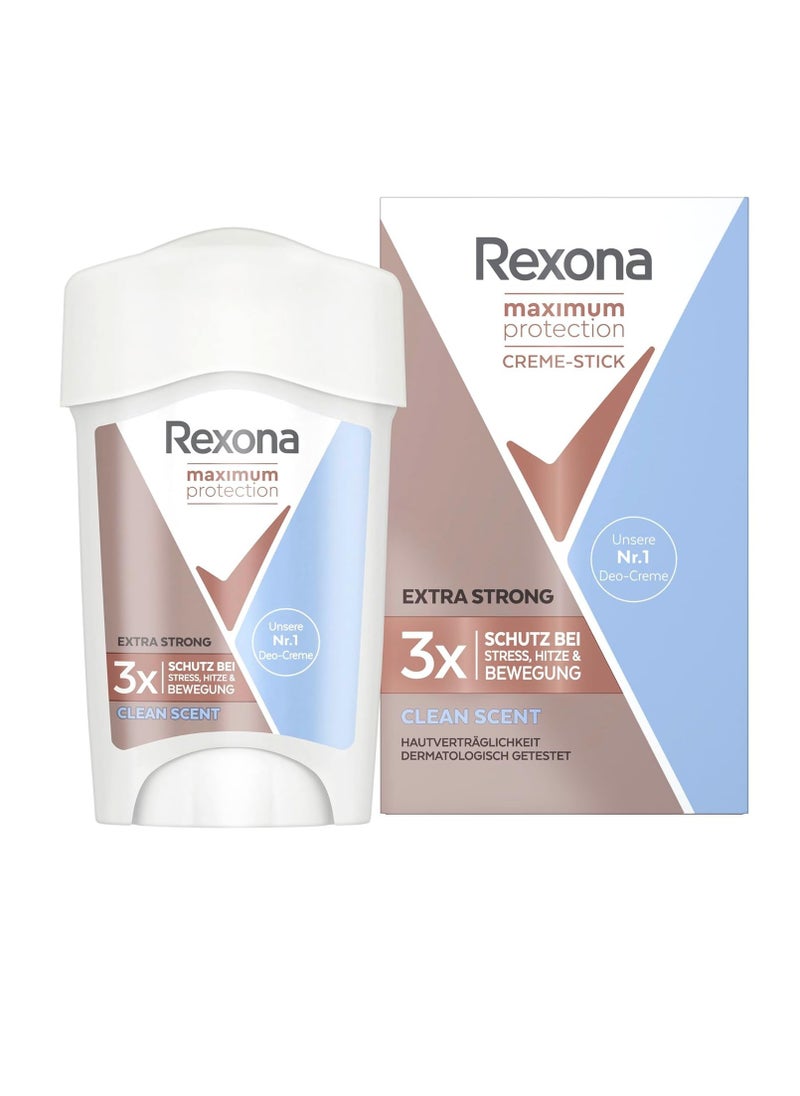 Rexona Maximum Protection Sensitive Dry Antiperspirant Cream 45 ml