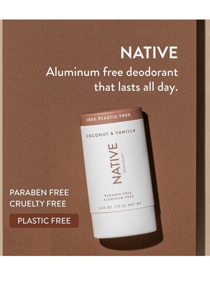 Native Deodorant Contains Naturally Derived Ingredients, 72 Hour Odor Control | Deodorant for Women and Men, Aluminum Free with Baking Soda, Coconut Oil and Shea Butter | Classics Pack of 3