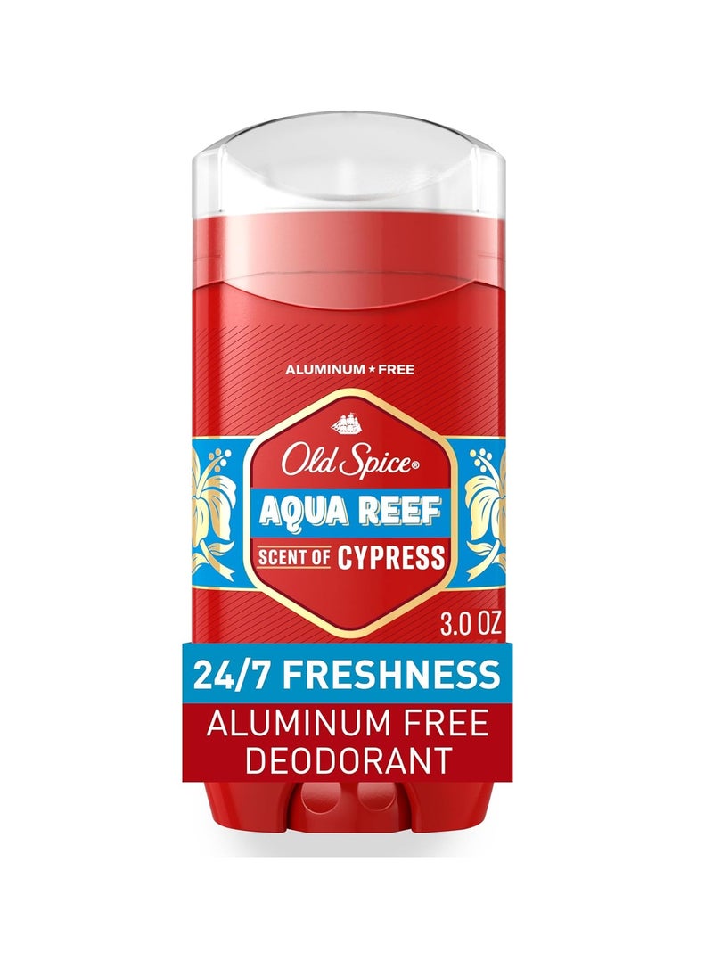 Old Spice Red Collection Deodorant for Men, Aqua Reef Scent, 3.0 oz