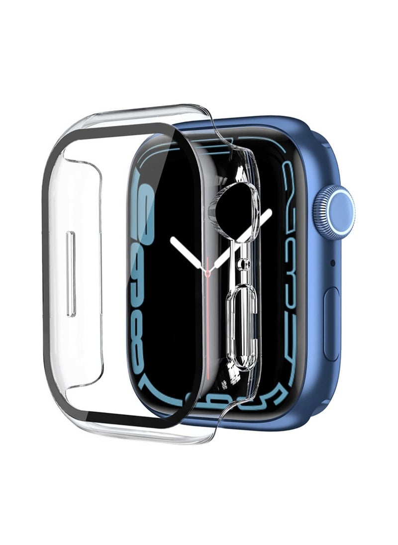 Starlight Color Is Suitable For Apple Watch Ultra49mm Protective Case With Tempered Film Integrated, Shockproof