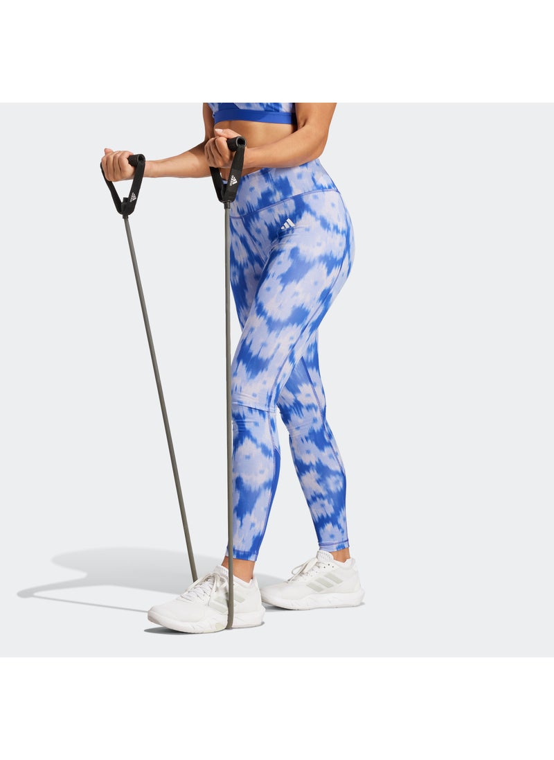 Essentail Aop Flower Tie Dye Leggings