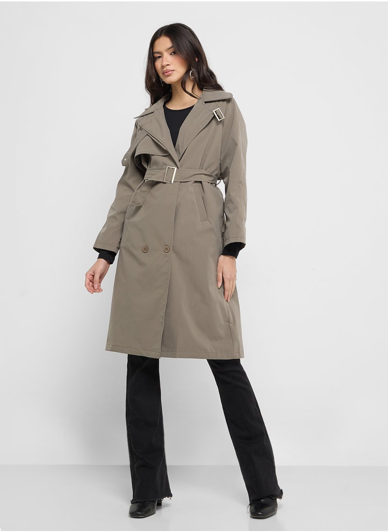 Longline Trench Coat