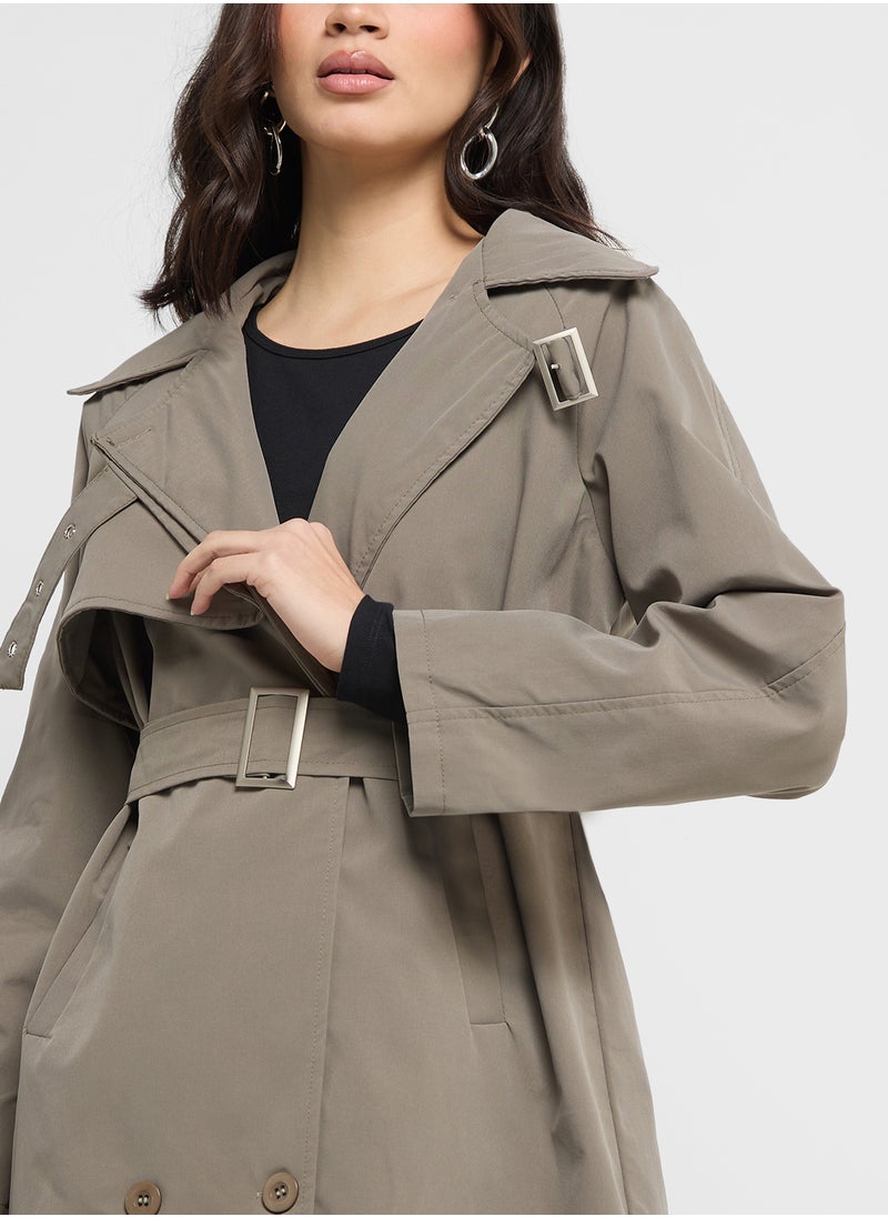 Longline Trench Coat