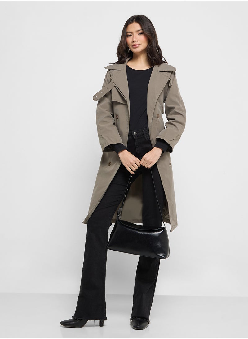 Longline Trench Coat