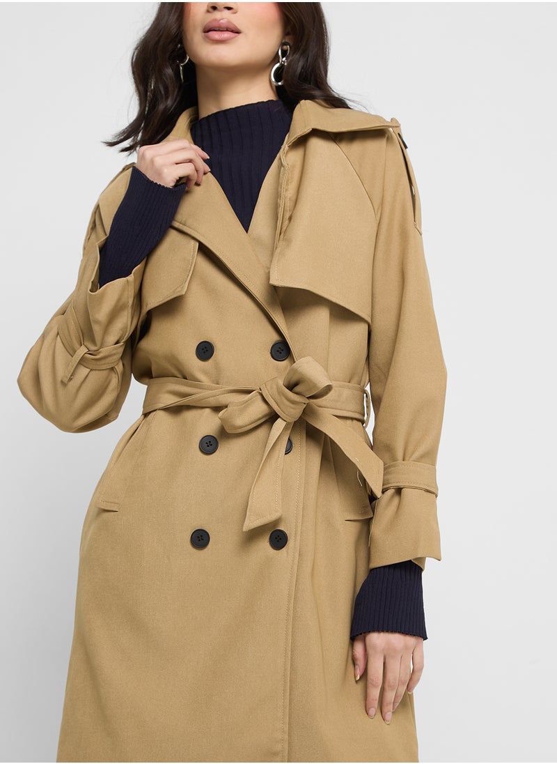 Longline Trench Coat