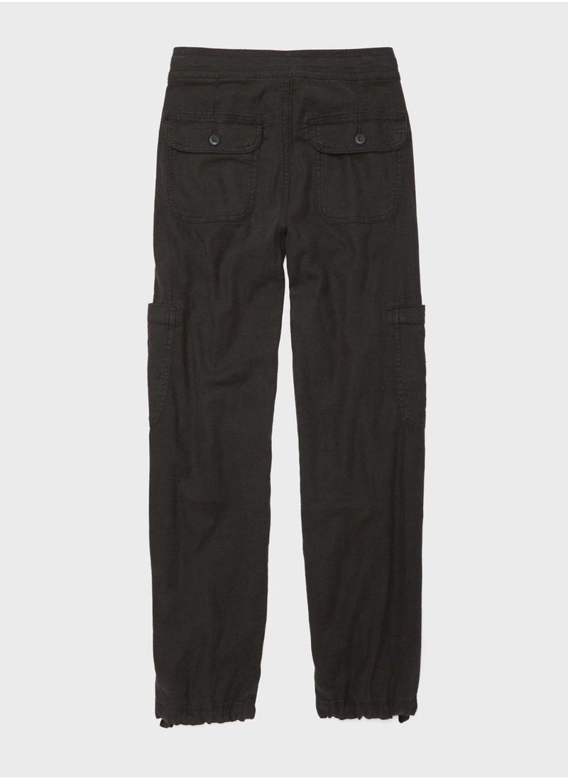 High Waist Cargo Pants