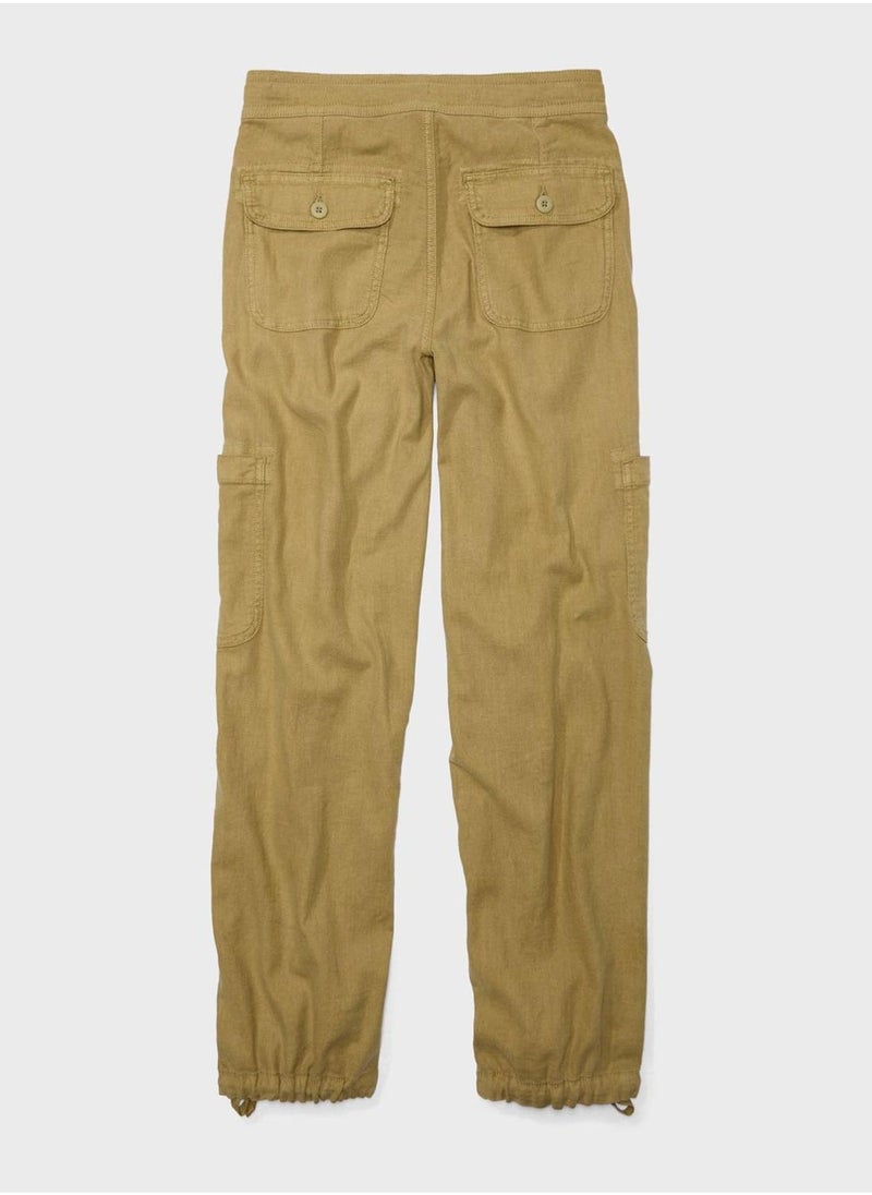 High Waist Cargo Pants