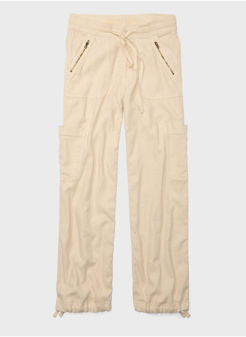 High Waist Cargo Pants