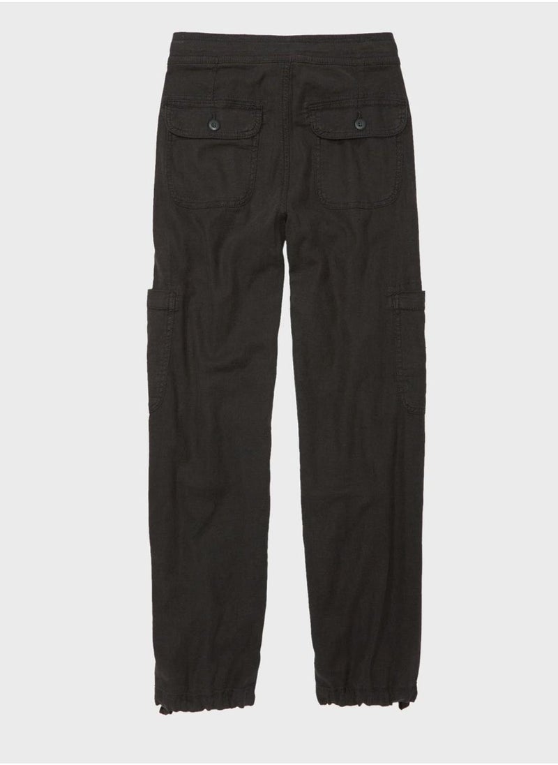 High Waist Cargo Pants