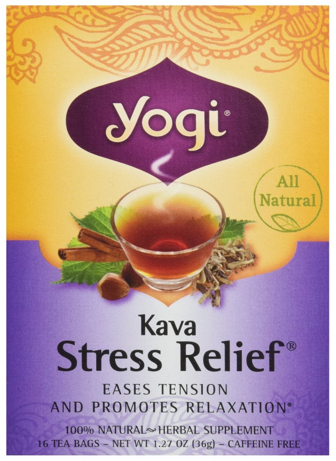 Yogi Tea Organic Kava Stress Relief Tea, 16 ct