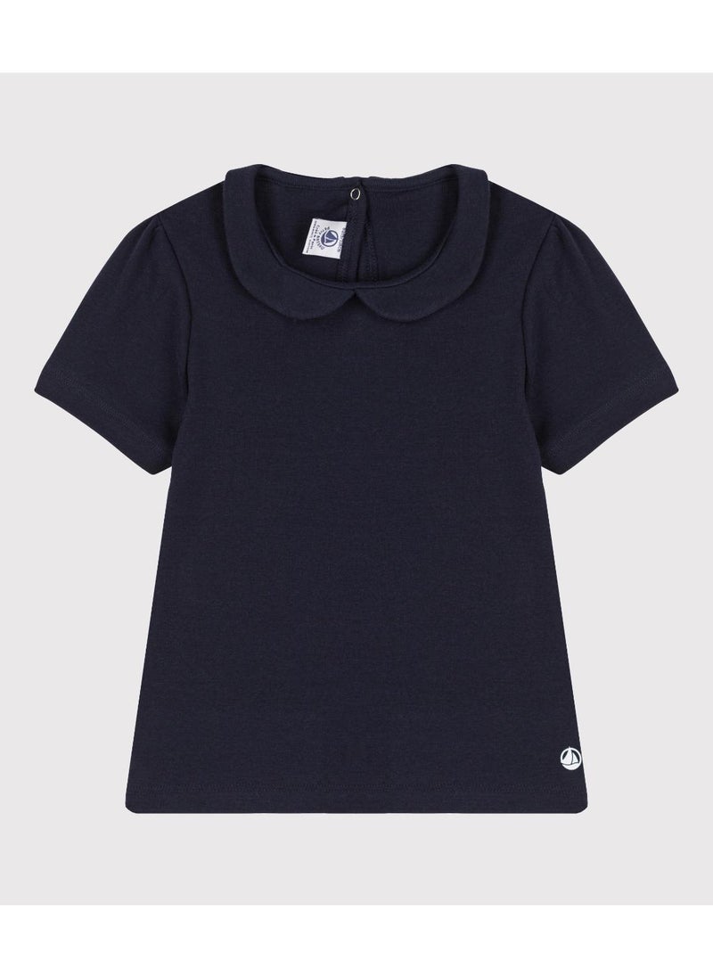 Girls' Short-Sleeved Organic Cotton T-Shirt