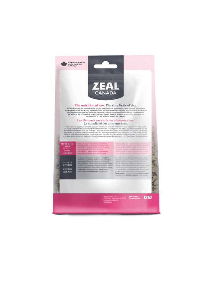 Zeal Gently Air-Dried Salmon and Turkey Recipe for Cats 14oz/400g