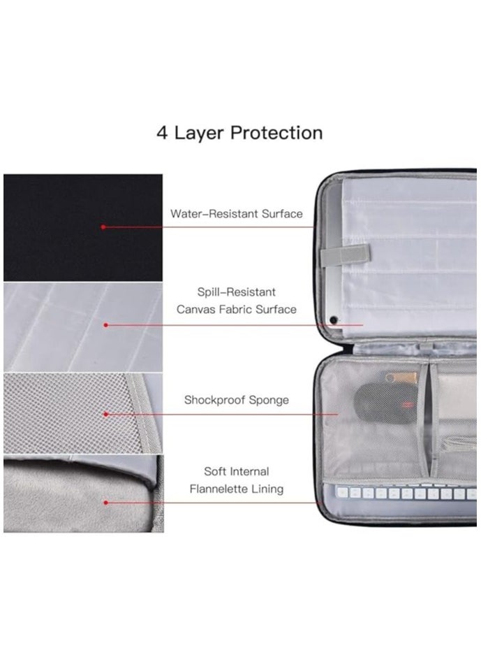 Compatible for 9-11 Inch iPad Carrying Case Bag,Tablet Sleeve Bag Tablet Sleeve Case Protective Bag for iPad Pro 11 2022-2018,10.9 Inch iPad 10th,10.2 Inch iPad 9/8/7,Galaxy Tab S9 S8 A8 A7