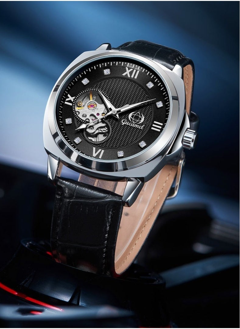 Men's Fashionable Business Waterproof Fully Automatic Mechanical Watch