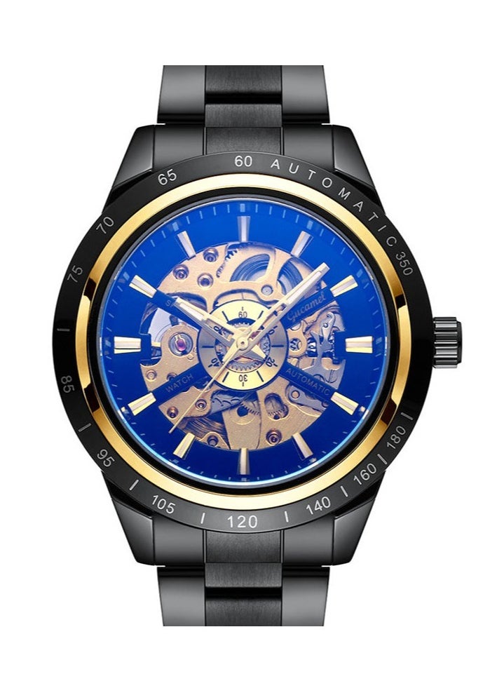 Men's Fashion Business Skeleton Waterproof Fully Automatic Mechanical Watch