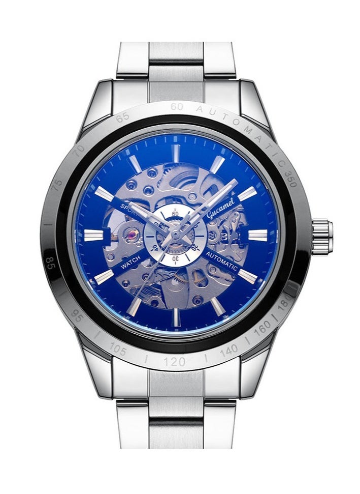 Men's Fashion Business Skeleton Waterproof Fully Automatic Mechanical Watch