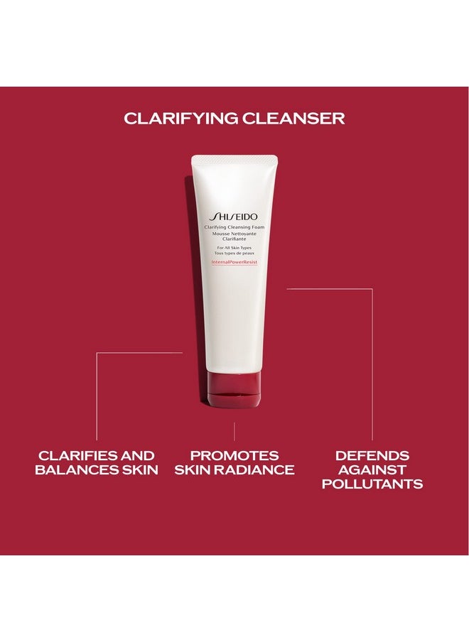 Clarifying Cleansing Foam - 125 Ml - Cleanses, Balances & Removes Impurities For Smoother, Radiant Complexion - For All Skin Types