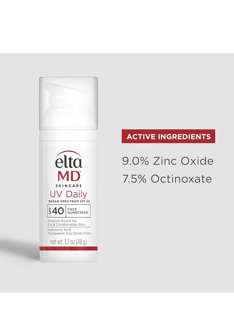 EltaMD UV Daily SPF 40 Face Sunscreen Moisturizer