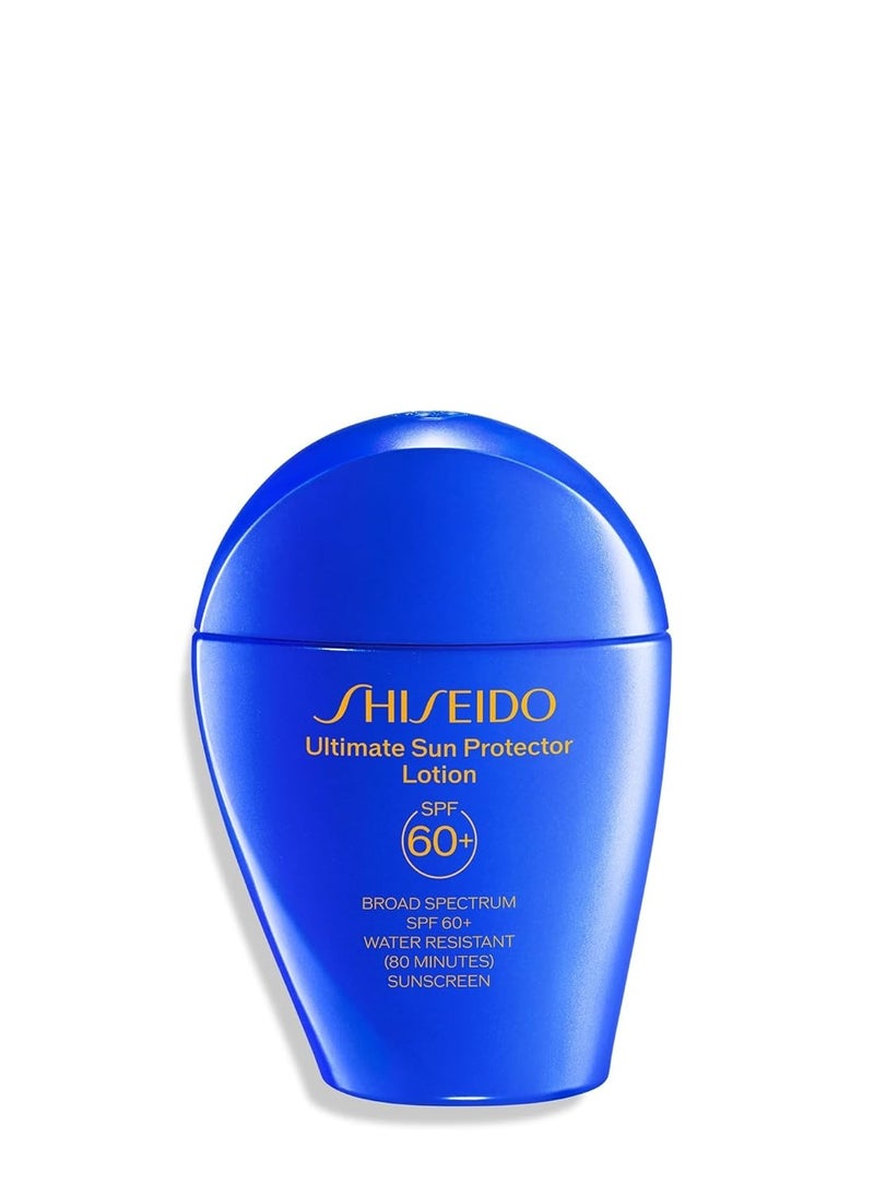 Shiseido Ultimate Sun Protector Lotion - Invisible Broad-Spectrum Sunscreen for Face & Body - Lightweight Formula - All Skin Types