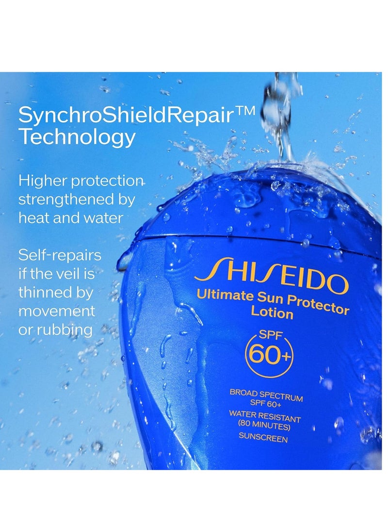 Shiseido Ultimate Sun Protector Lotion - Invisible Broad-Spectrum Sunscreen for Face & Body - Lightweight Formula - All Skin Types