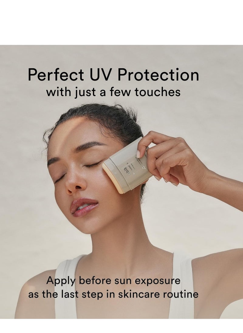 Abib Airy Sunstick Smoothing Bar SPF50 | Non-Sticky Matte Finish Sun Protection for Face and Body, Long-lasting Korean Sun Stick
