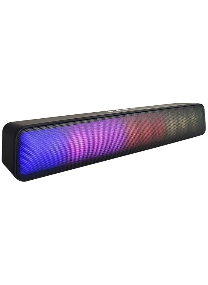 M8 Portable Bluetooth Speakers, RGB Light, Stereo Sound