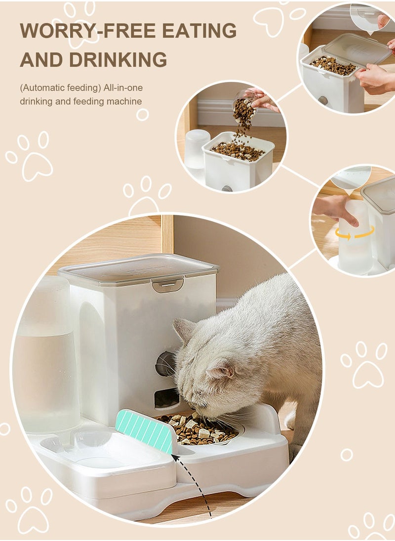 Automatic Cat Bowl Dog Water Feeder Bowl Cat Feeder and Water Dispense Feeder Pet Dog Feeder