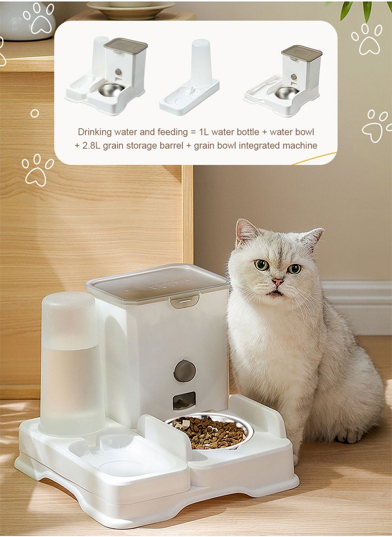 Automatic Cat Bowl Dog Water Feeder Bowl Cat Feeder and Water Dispense Feeder Pet Dog Feeder