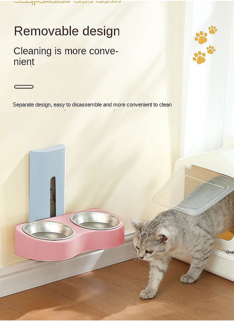 Hanging Cage Pet Feeder Cats Water Dispenser Cat Feeder Automatic Water Bowl for Dogs & Cats Crate Feeder Dish for Puppy Cats Rabbit