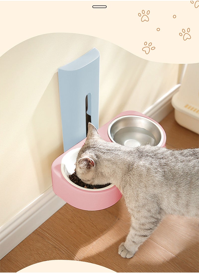 Hanging Cage Pet Feeder Cats Water Dispenser Cat Feeder Automatic Water Bowl for Dogs & Cats Crate Feeder Dish for Puppy Cats Rabbit