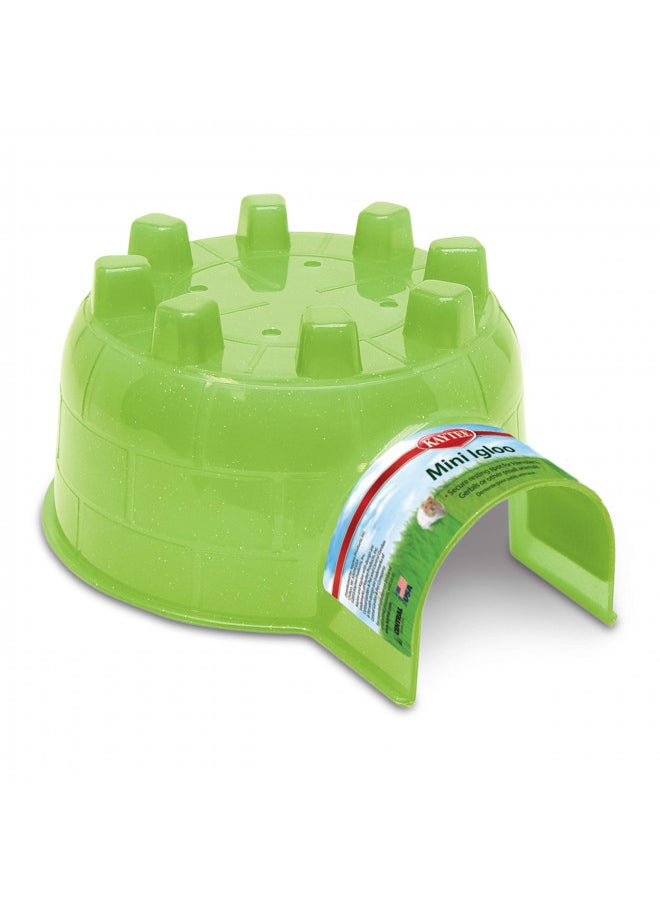 Kaytee Igloo Habitat Hideout For Pet Hamsters, Gerbils, Rats, and Other Small Animals, Mini