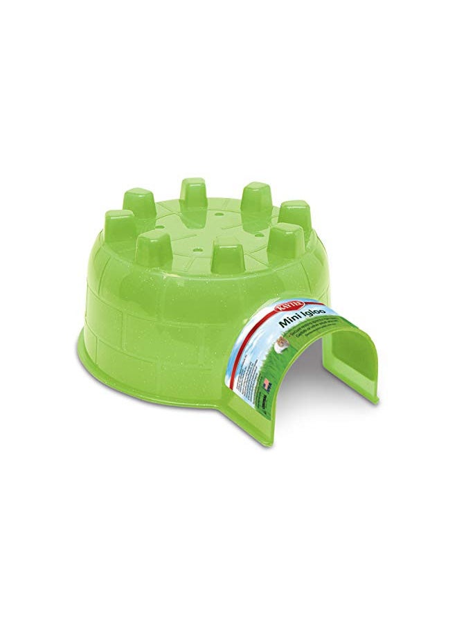Kaytee Igloo Habitat Hideout For Pet Hamsters, Gerbils, Rats, and Other Small Animals, Mini