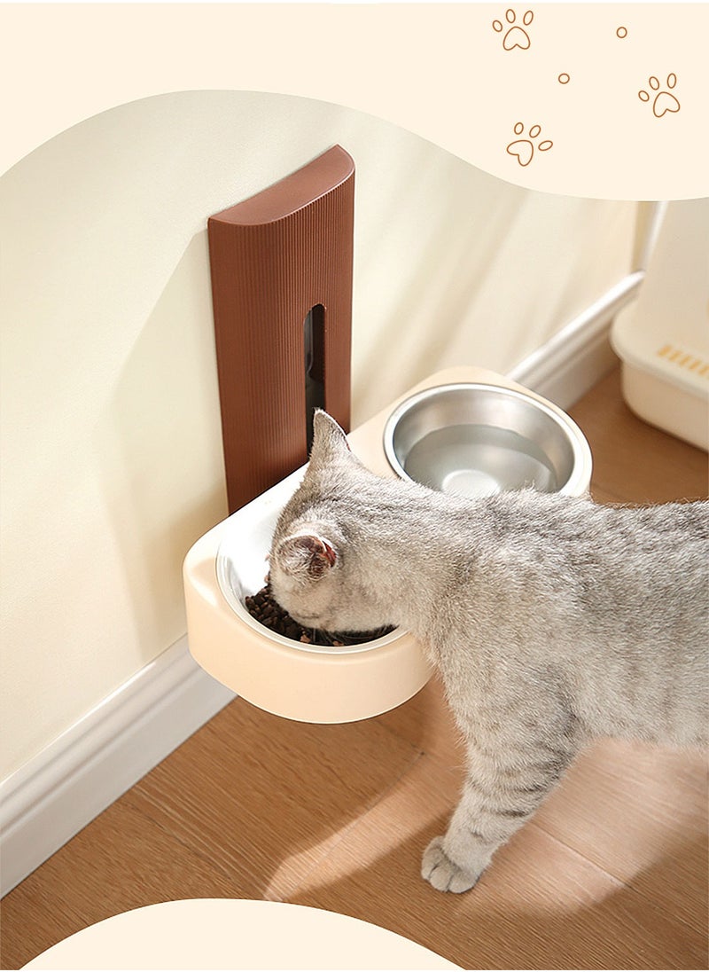 Hanging Cage Pet Feeder Cats Water Dispenser Cat Feeder Automatic Water Bowl for Dogs & Cats Crate Feeder Dish for Puppy Cats Rabbit