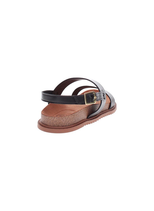 Molekinha Junior Girls Sandals Black | Made In Brazil