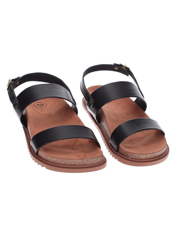 Molekinha Junior Girls Sandals Black | Made In Brazil