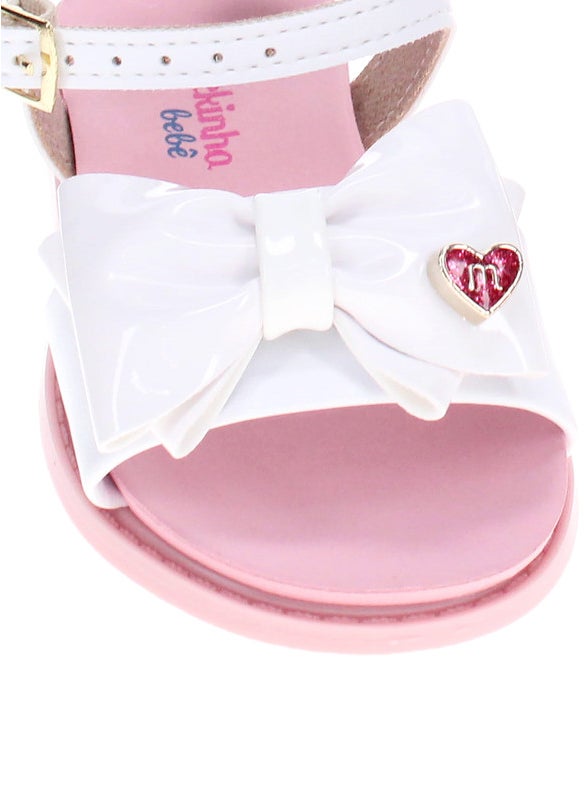 Molekinha Infant Girls Sandals White | Made In Brazil