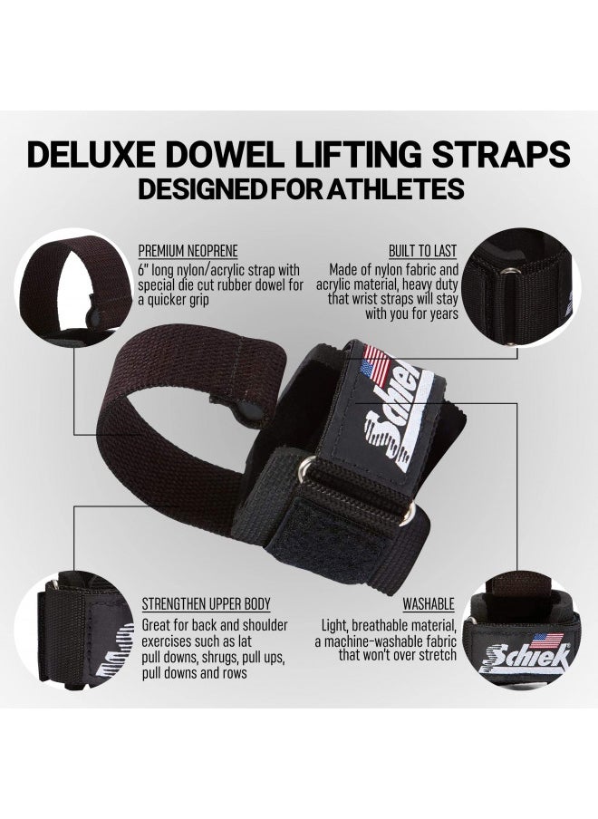 Schiek Sports Power Lifting Straps (1000-DLS)