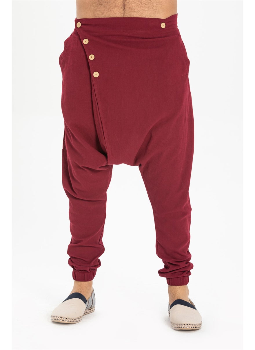 Özgür Şile Cloth Shalwar Claret Red Brd