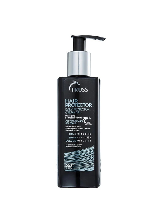 TRUSS Hair Protector, Leave-in with UV protection. Detangling and thermal protector 250ML