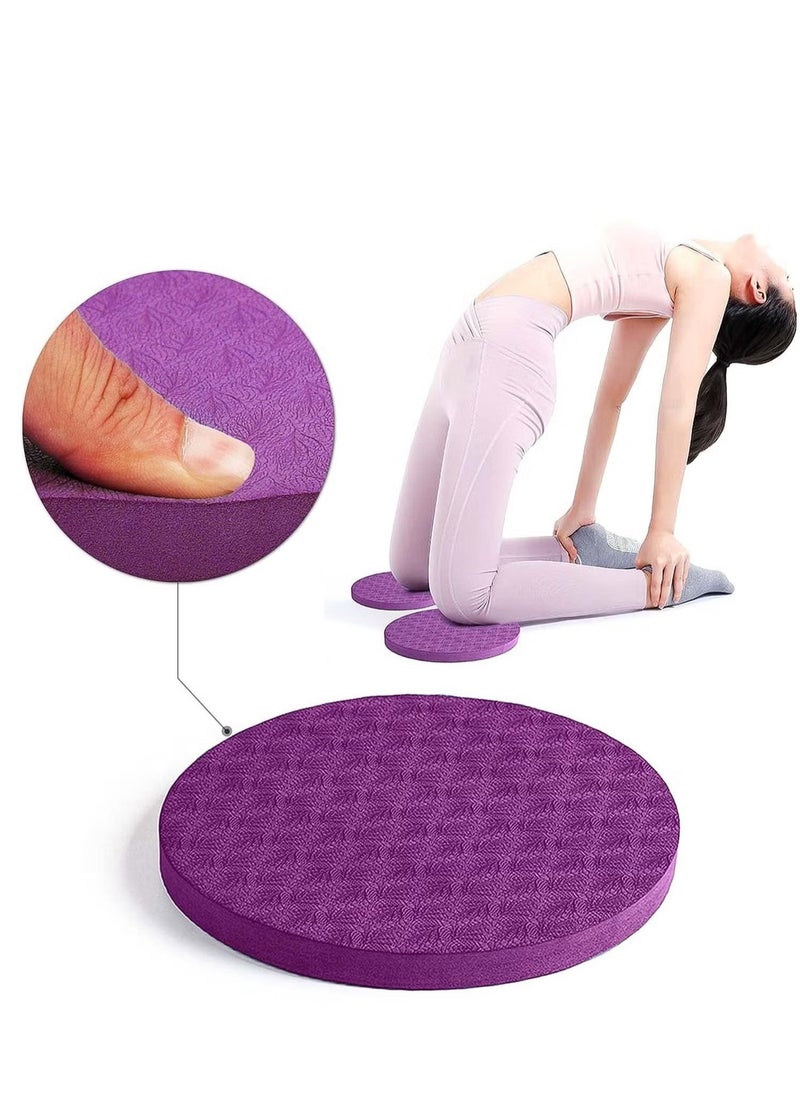 Yoga Knee Pads, Women/Men Yoga Props and Accessories Cushions for Knees, Wrists and Elbows for Fitness, Travel, Meditation, Kneeling, Balance, Flooring, Pilates