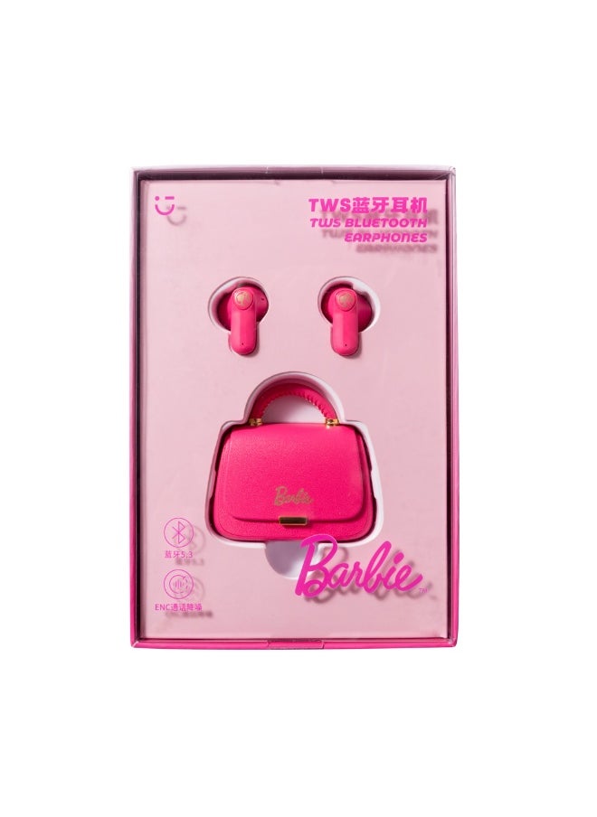Barbie Collection Bag Style TWS Earphones  Model: SX-210 (Pink)