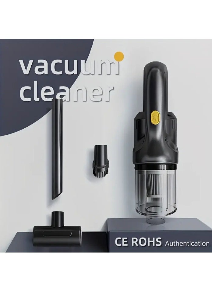 Wireless Handheld Vacuum Cleaner, High-Suction Cyclone Design, USB Rechargeable, for Home, Car, Office Use, Electronic Parts Included, 1800mAh Lithium Battery, 36V Max Voltage