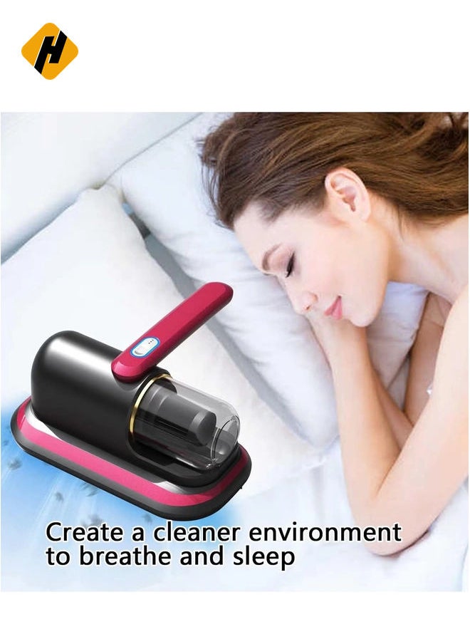 Bed Vacuum Cleaner Upgraded Cordless UV Vacuum Cleaner, Handheld deep Mattress Vacuum Cleaner, Effectively Cleans Bedding, Sofas, Carpets and Other Fabric Surfaces