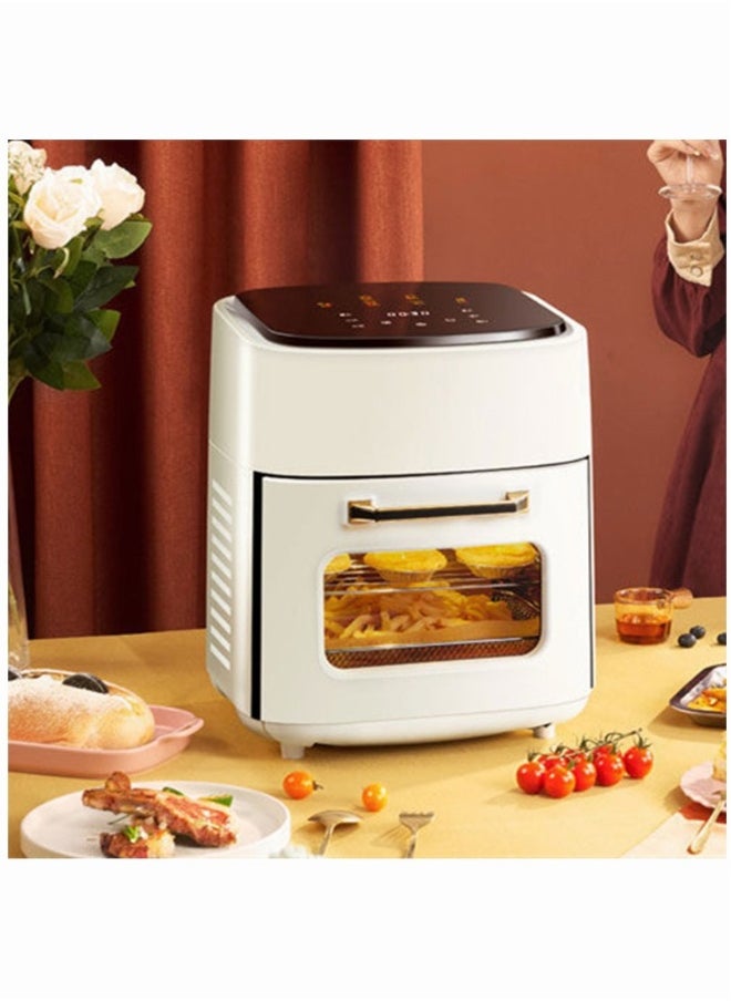 Household Electric Oven Baking Machine Multi-function 15L Large Capacity Perspective Air Fryer