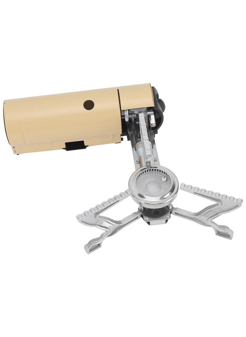 Gas Oven with Magnetic Suction Valve, Heat Conducting Plate, Folding Cassette Stove for Family Picnics, Camping, and Outdoor Cooking (For 10-26cm Pots)